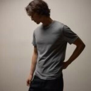 Men's James Perse Garment Pigment Dyed Tee Sz 1